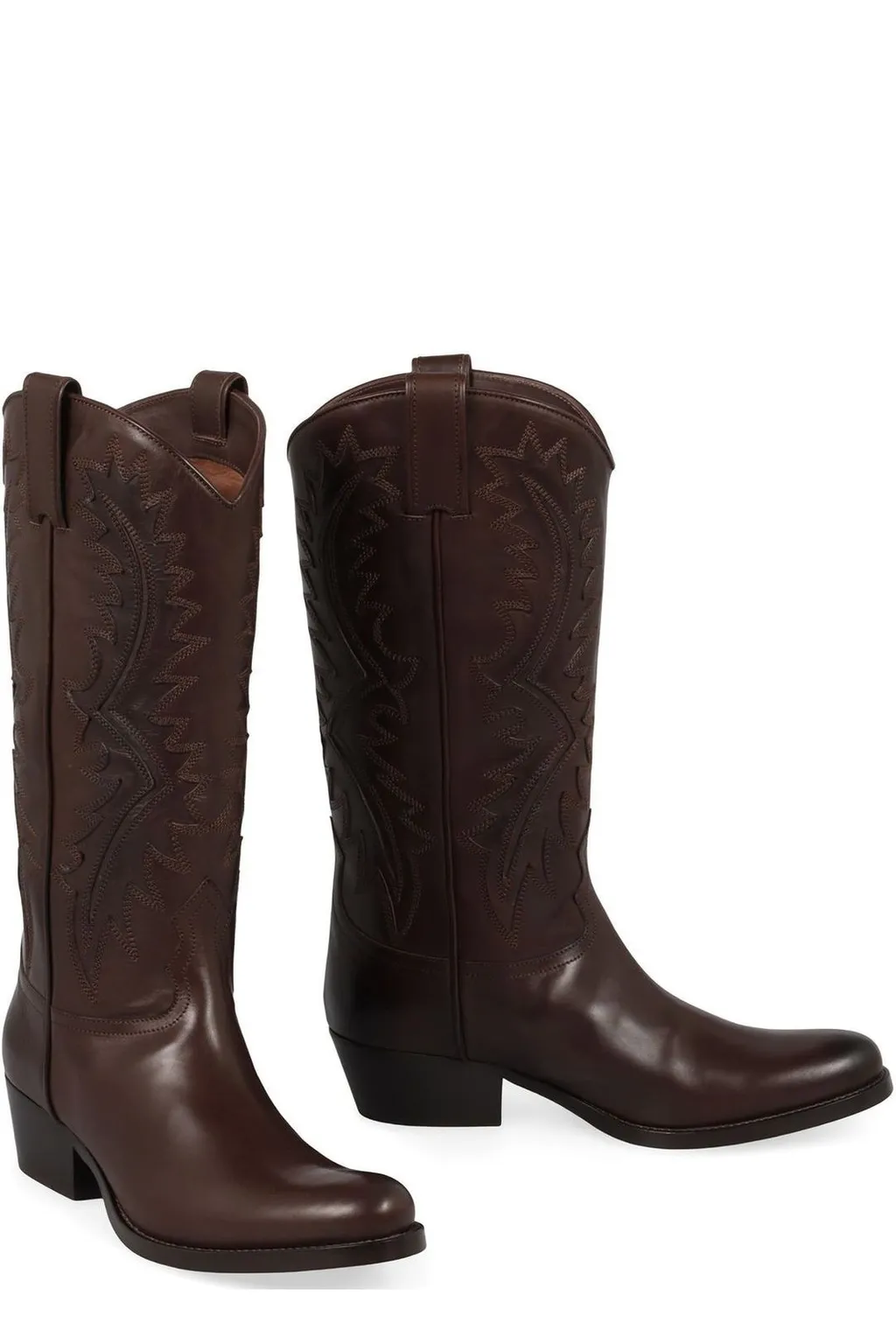 Sartore Western Stitch Leather Boots