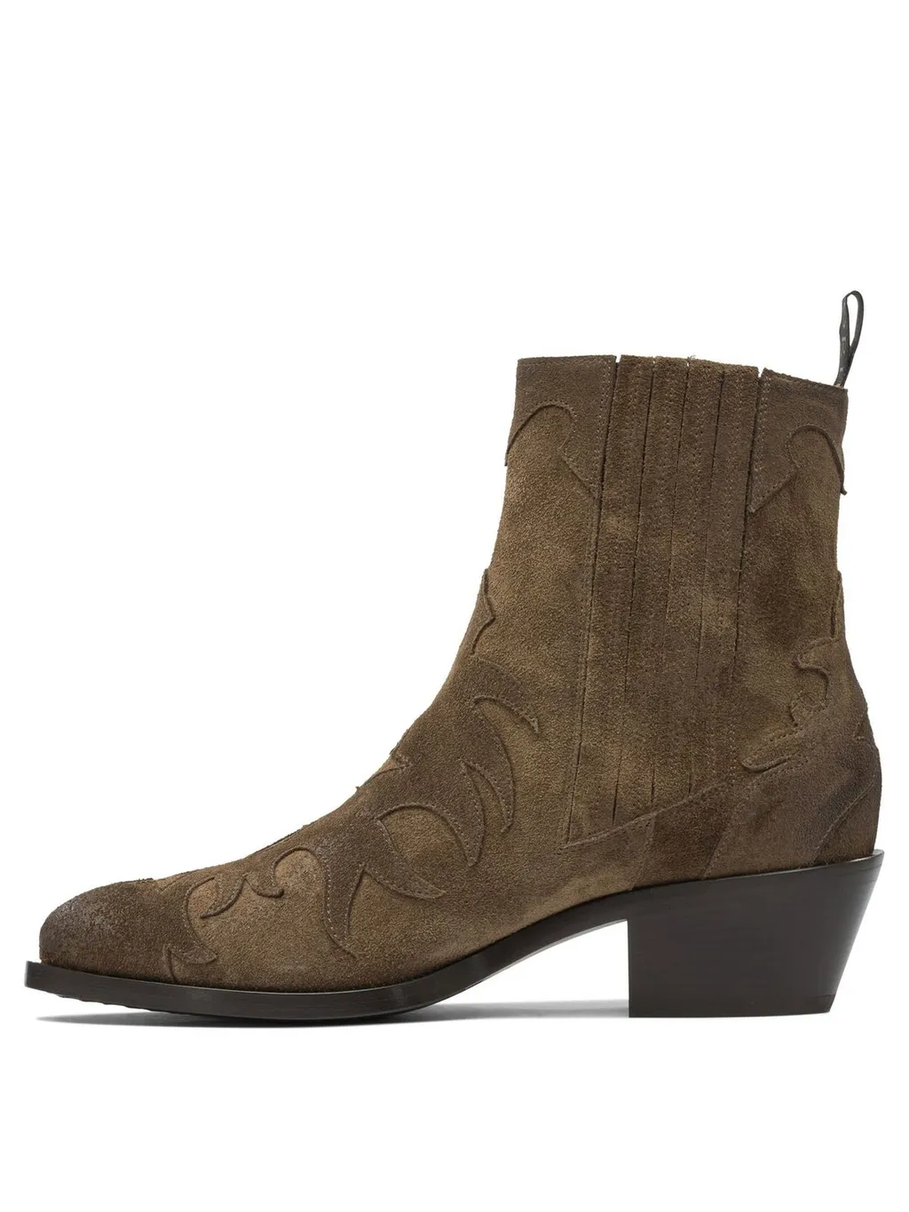 Sartore Embroidered Ankle Boots