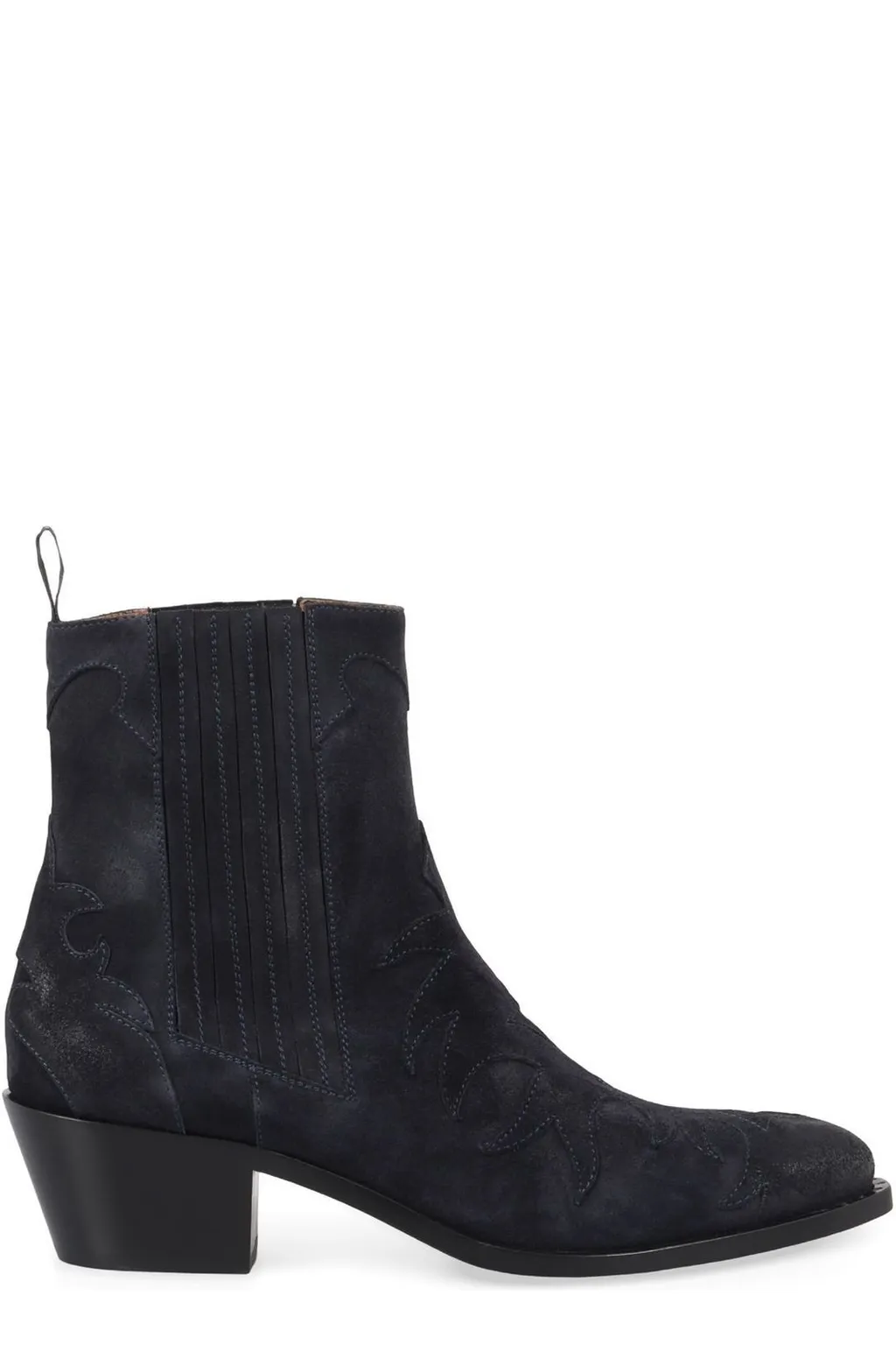Sartore Western Suede Ankle Boots