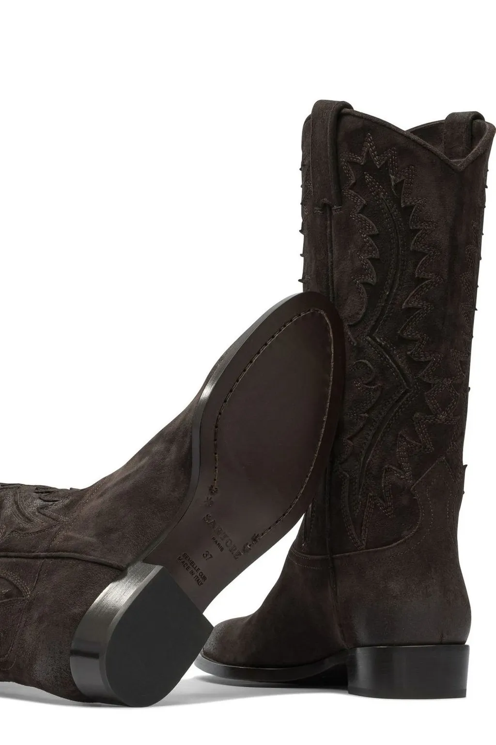 Sartore Embroidered Western Boots