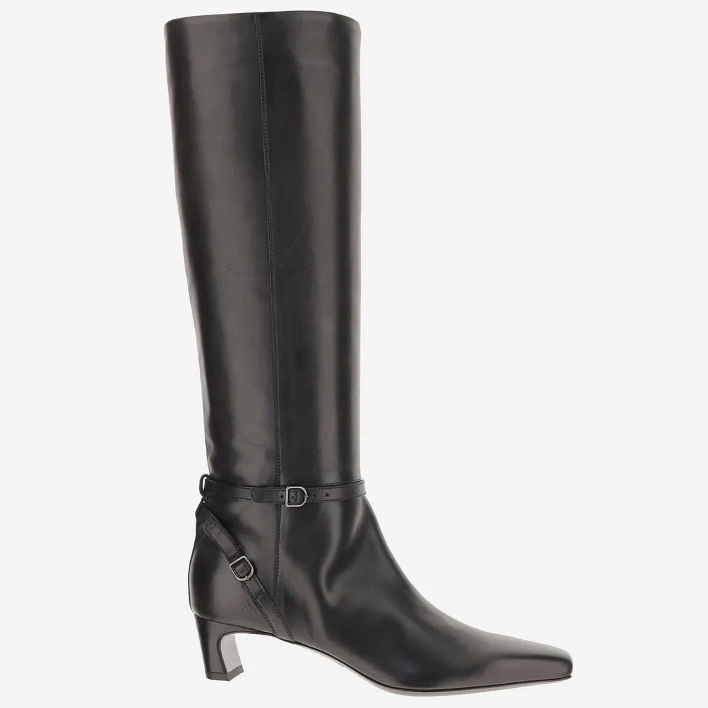 Sartore Buckled Knee High Boots