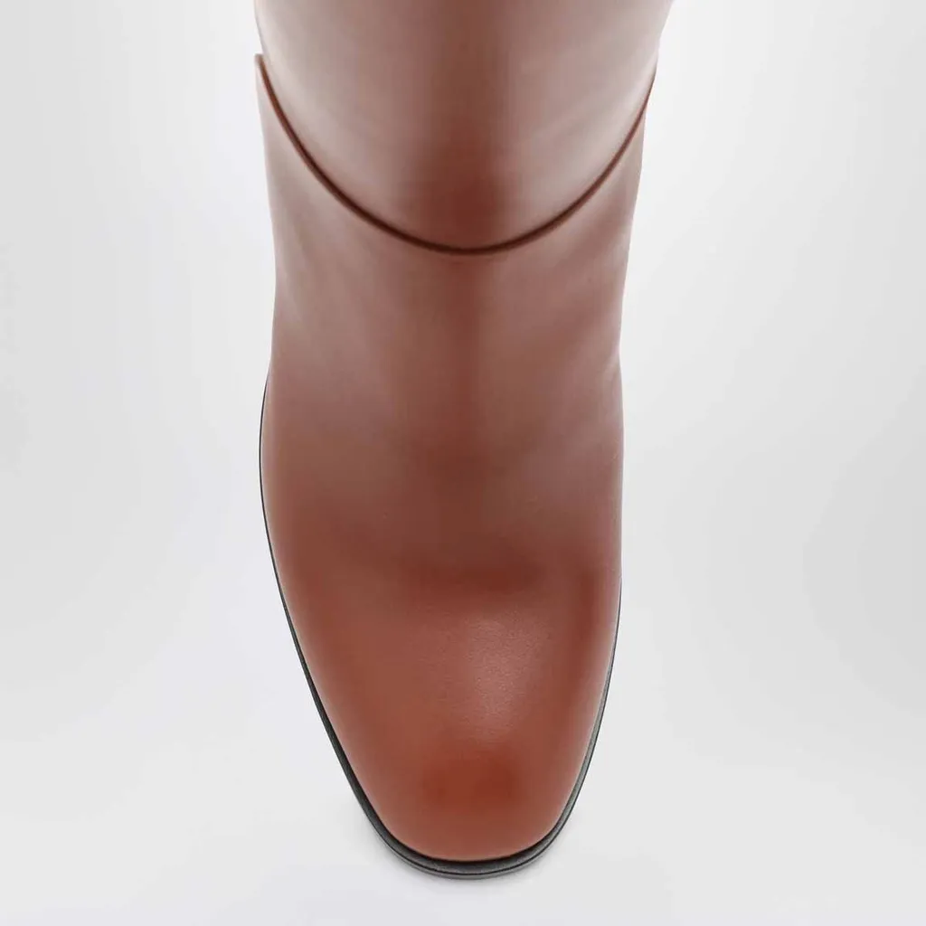 Sartore Block Heel Knee-High Boots