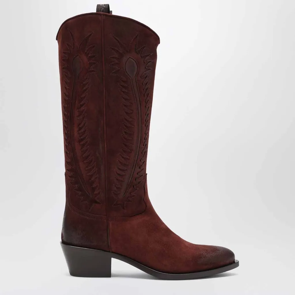 Sartore Embroidered Western Boots