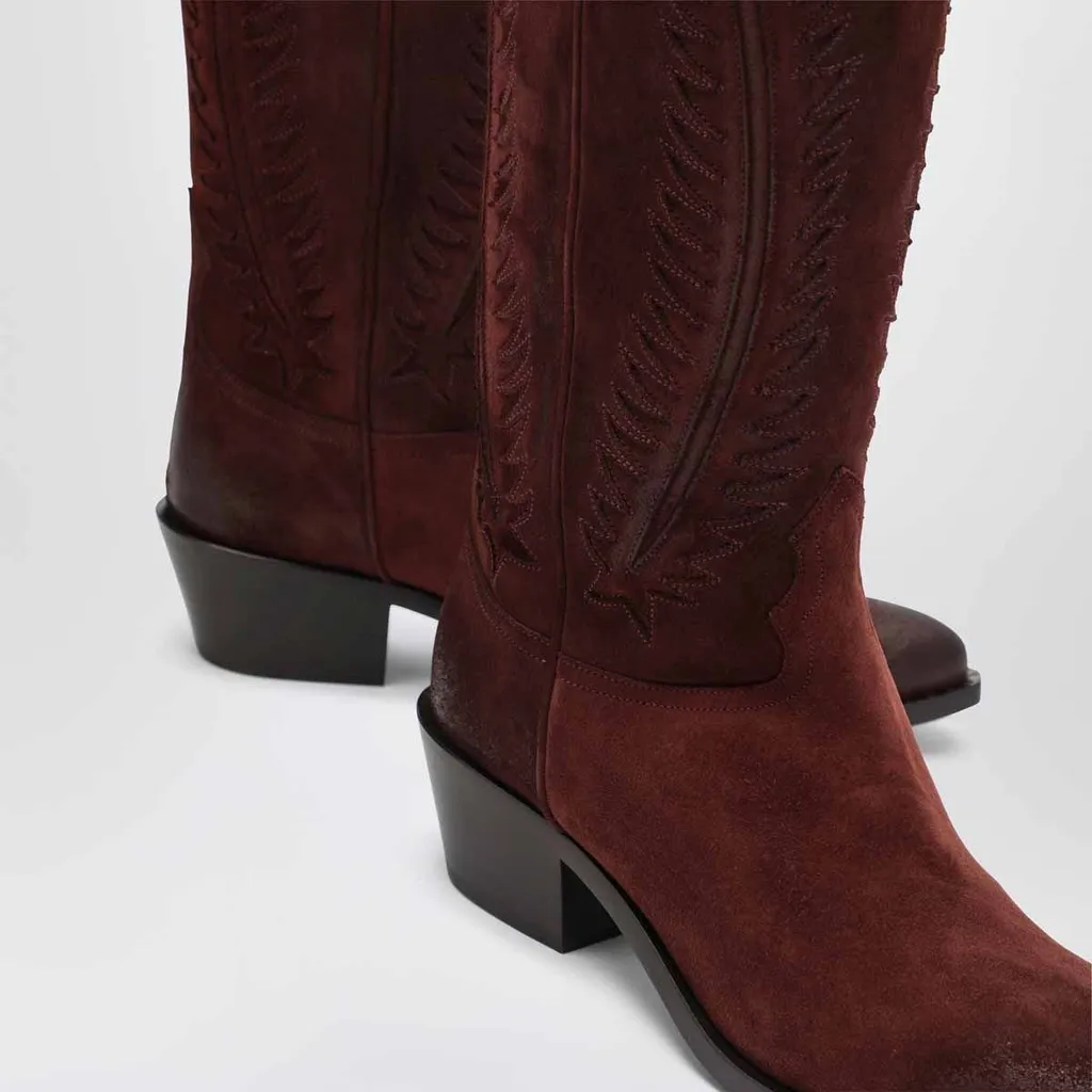 Sartore Embroidered Western Boots