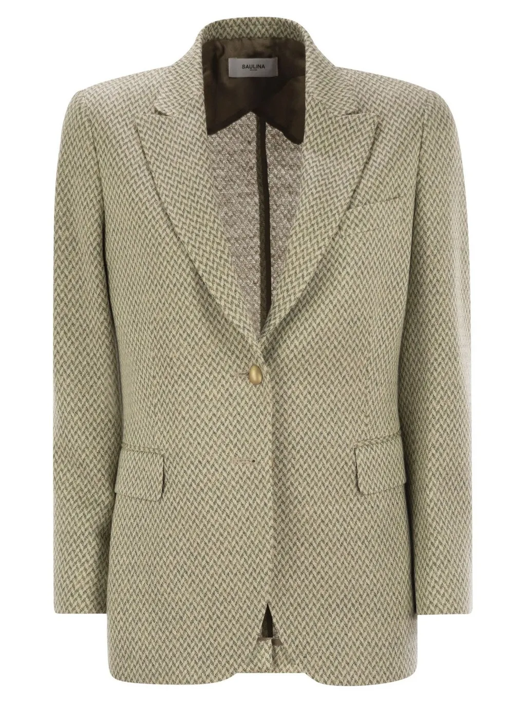 Saulina Angelica Herringbone Blazer