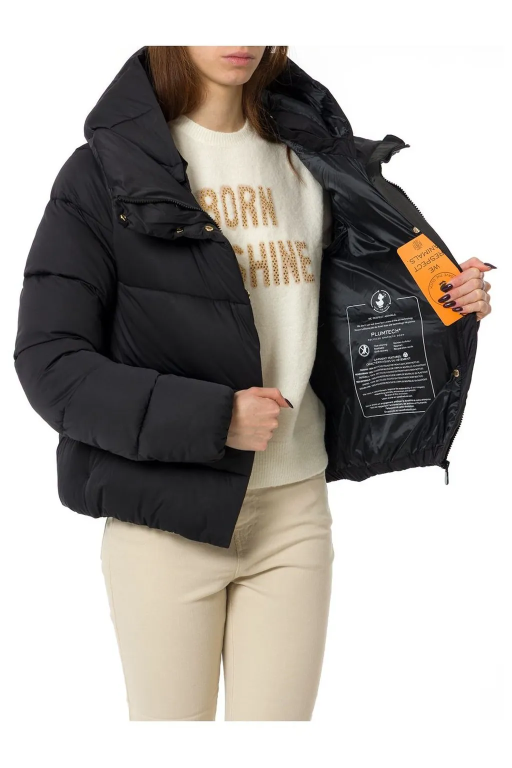 Save The Duck Padded Hooded Coat