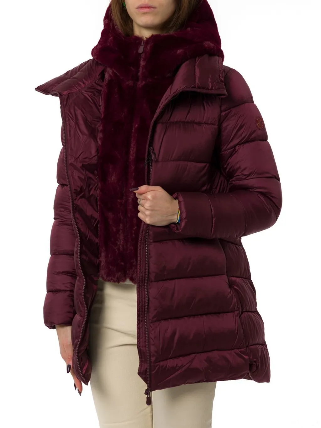 Save The Duck Zip-Up Hooded Coat