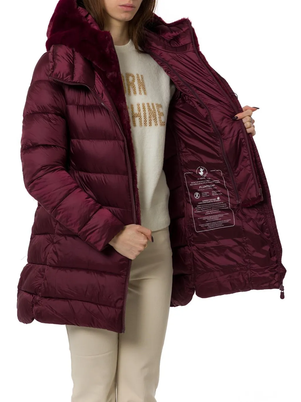 Save The Duck Zip-Up Hooded Coat
