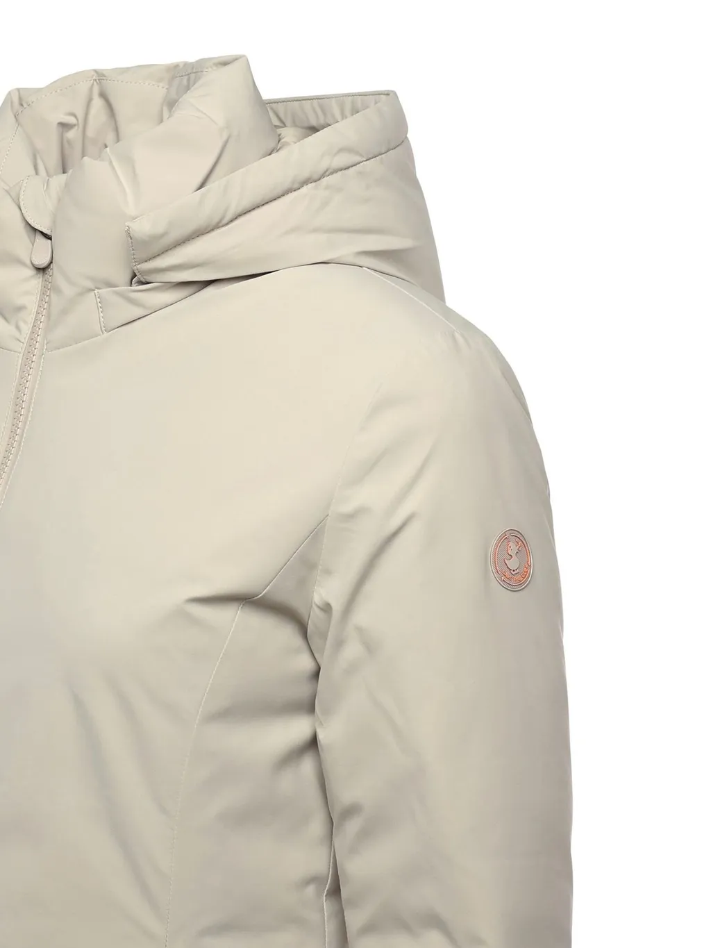 Save The Duck Hooded Zip-Front Coat