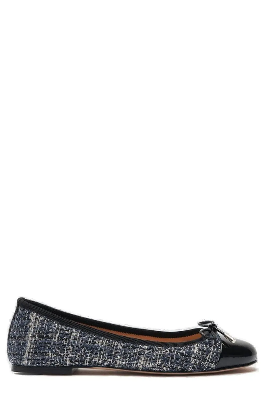 Scarosso Carla Bow-Detailed Ballerina Shoes