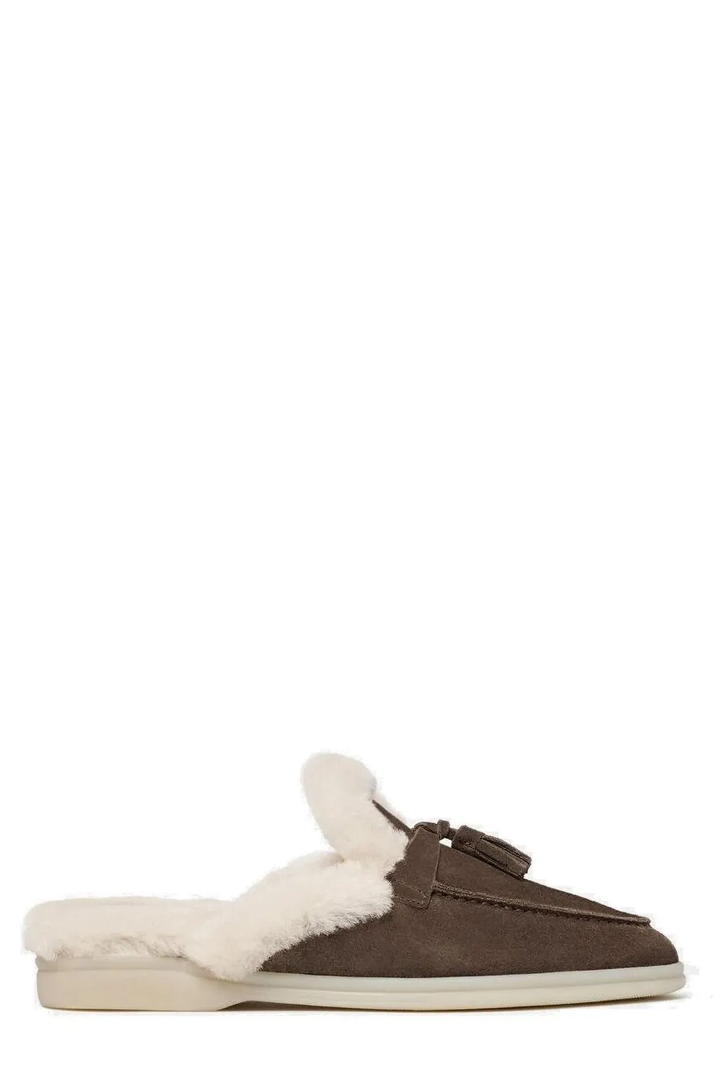 Scarosso Lucrezia Shearling Slip-On Mules