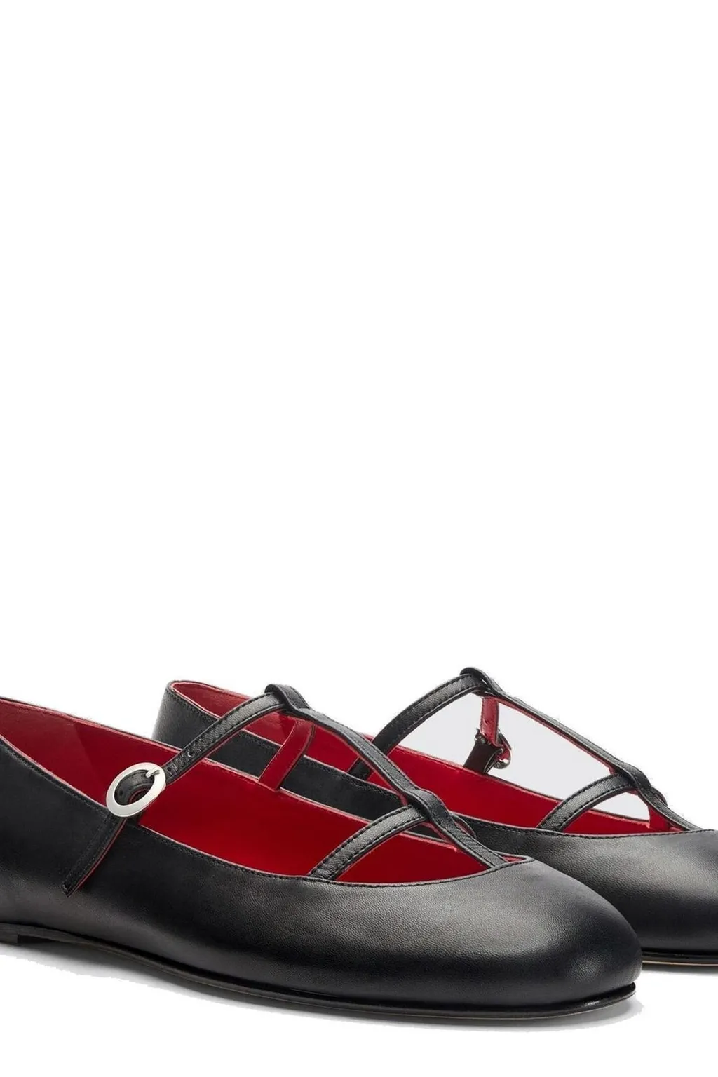 Scarosso Linda I Round-Toe Ballerina Shoes