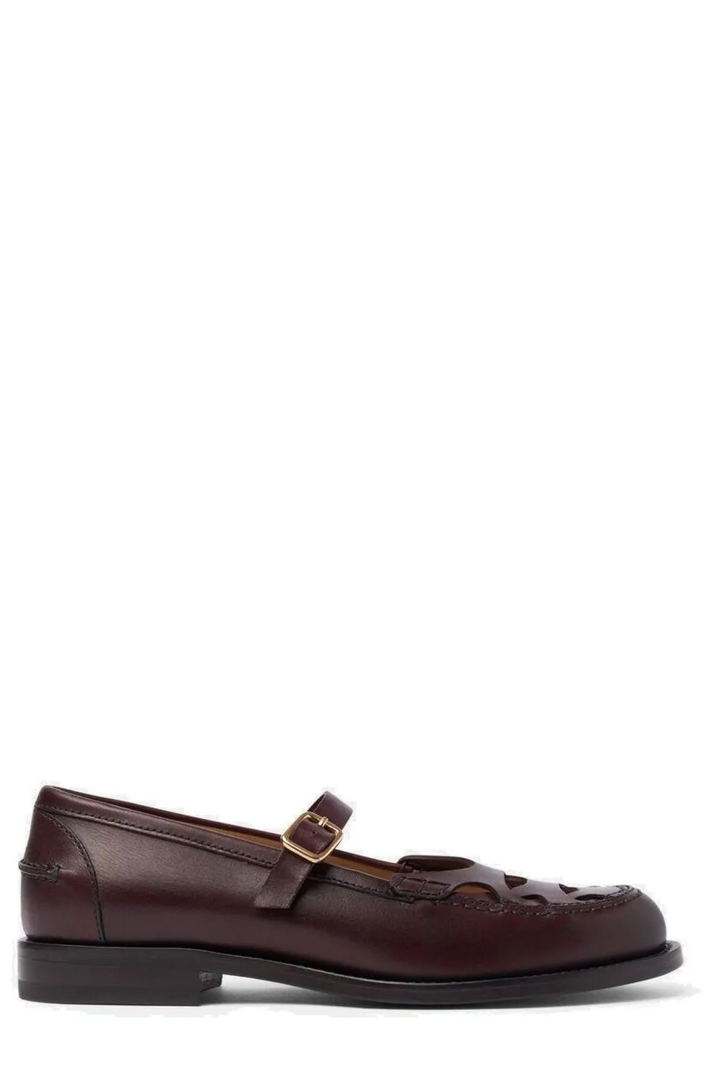 Scarosso Minni Buckle Fastened Flat Shoes