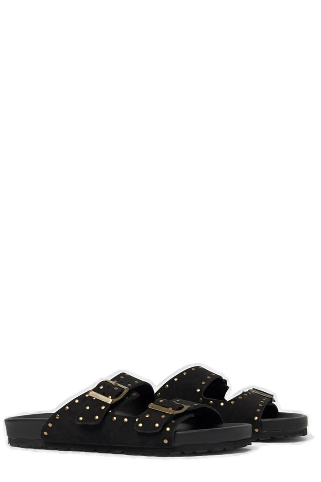 Scarosso Delilah Stud-Embellished Slip-On Sandals