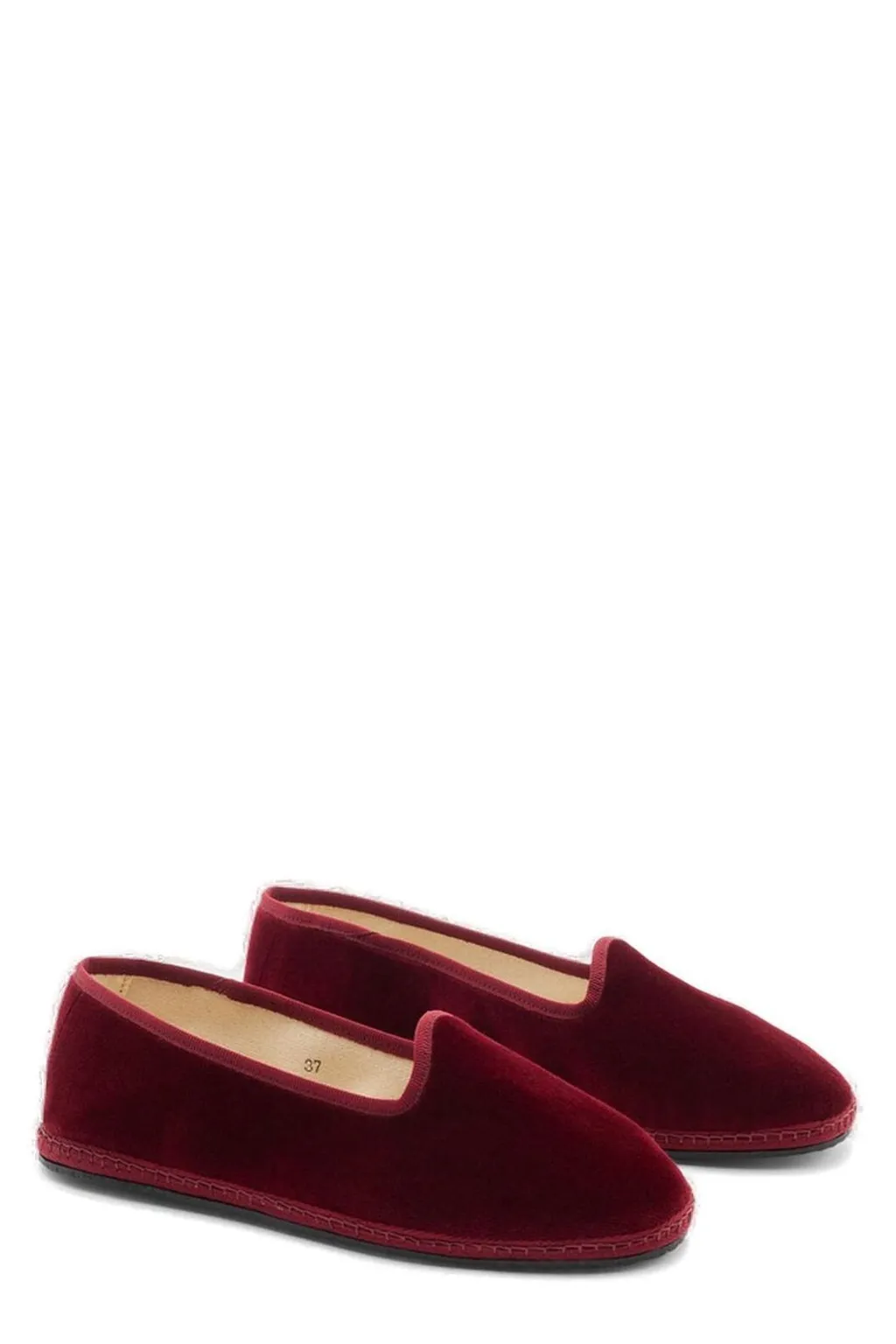 Scarosso Valentina Velvet Flat Shoes