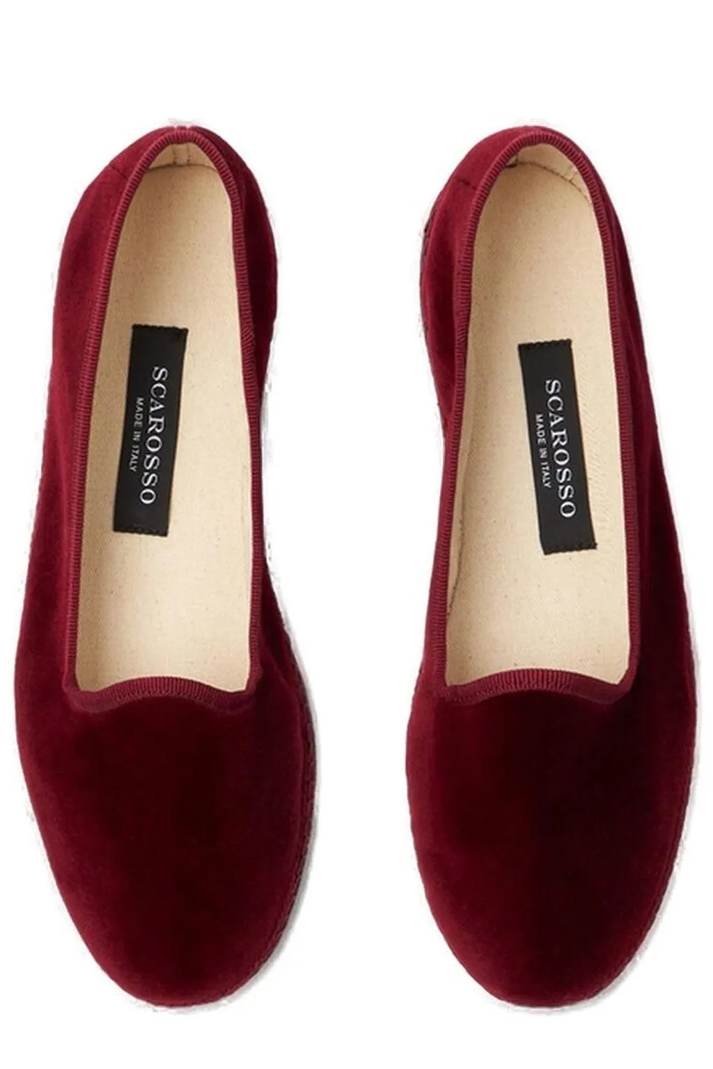Scarosso Valentina Velvet Flat Shoes
