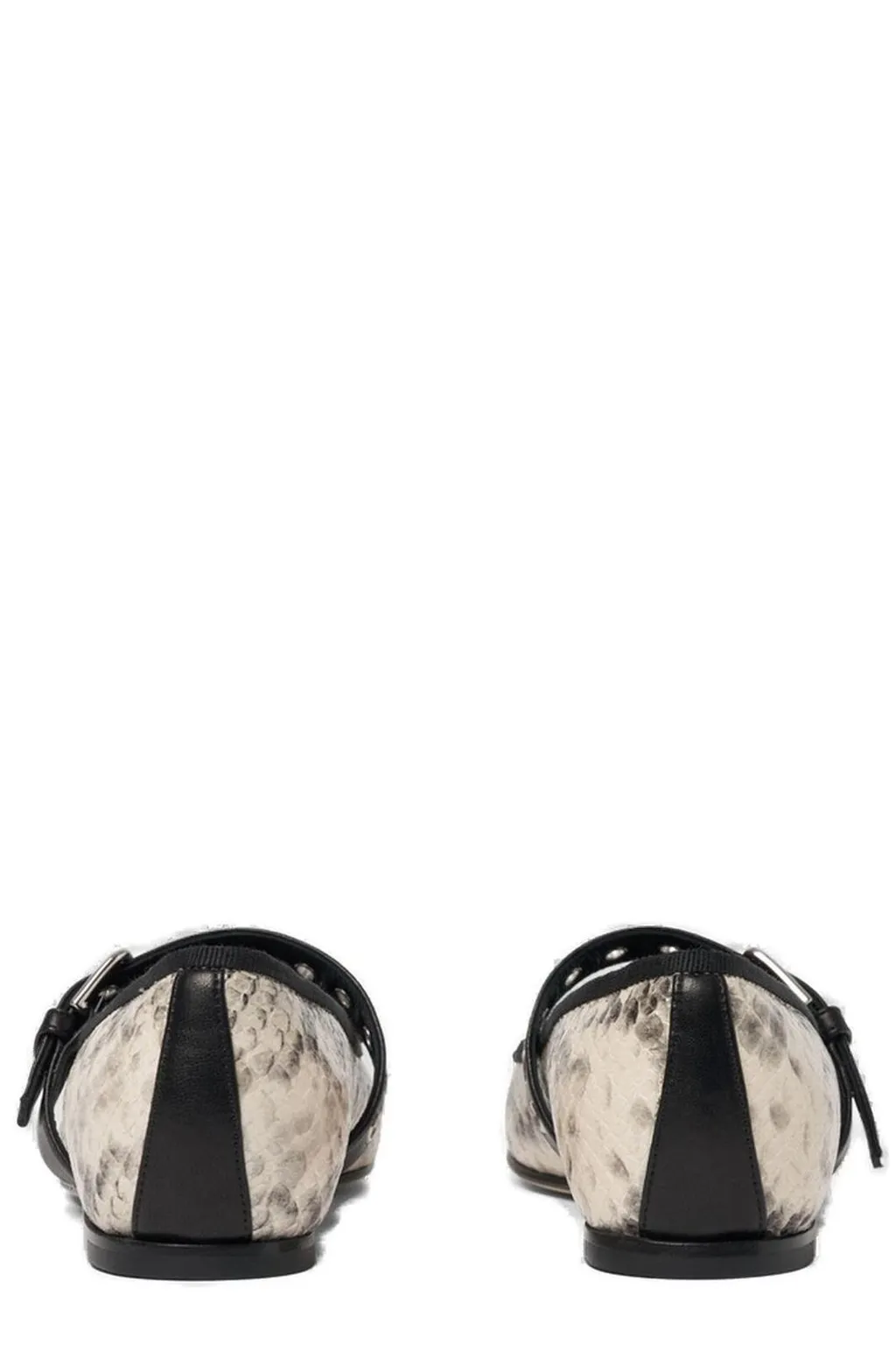 Scarosso Astrid Python Printed Flat Shoes