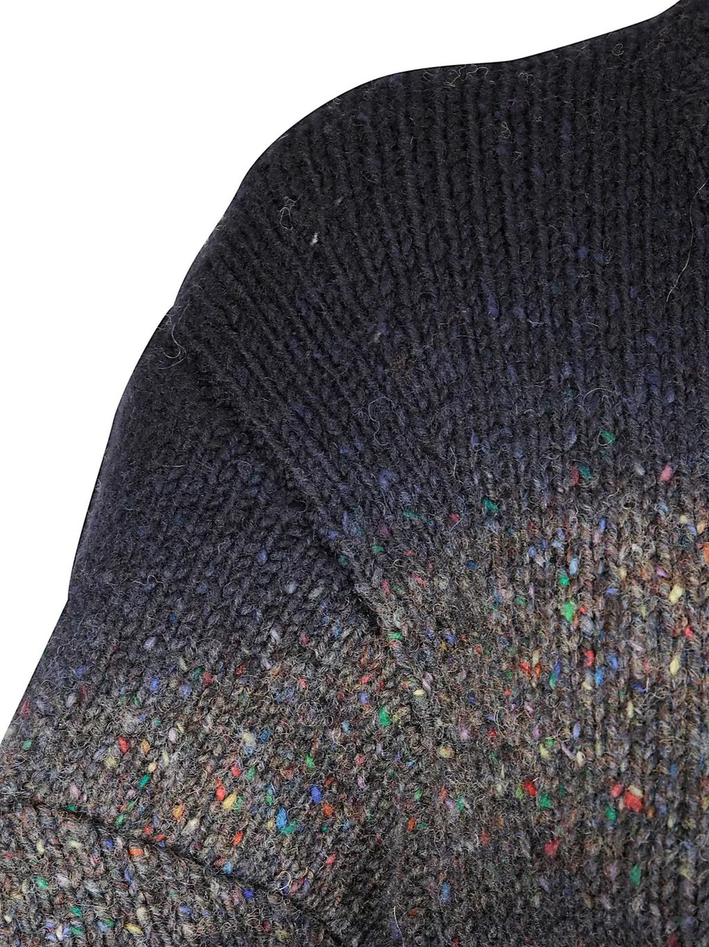 Sacai Garment Dye Short Sleeved Knitted Pullover