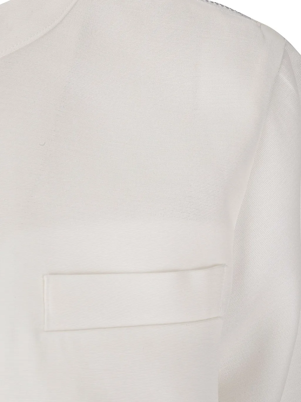 Sacai Crewneck Twill T-Shirt