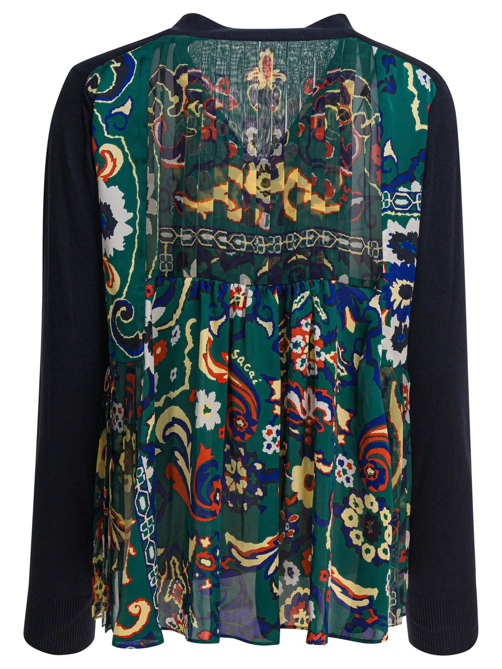 Sacai Floral Print Cardigan