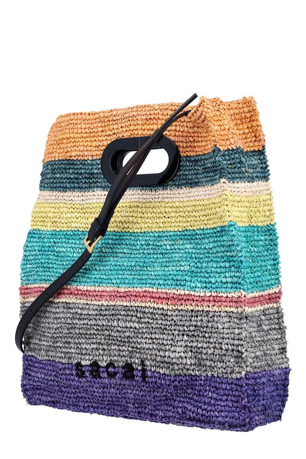 Sacai Logo Embroidered Tote Bag