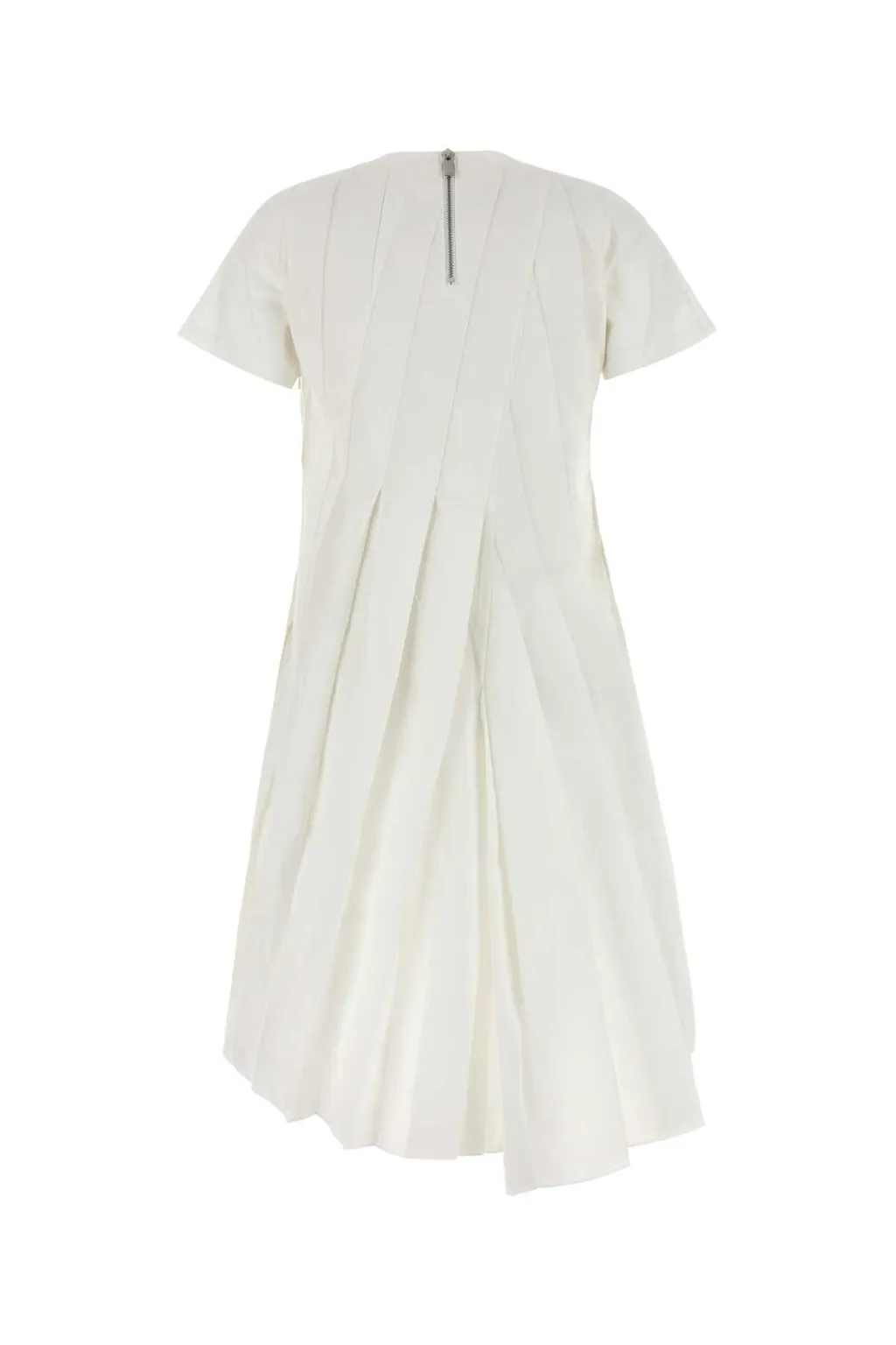 Sacai Asymmetric Poplin Dress
