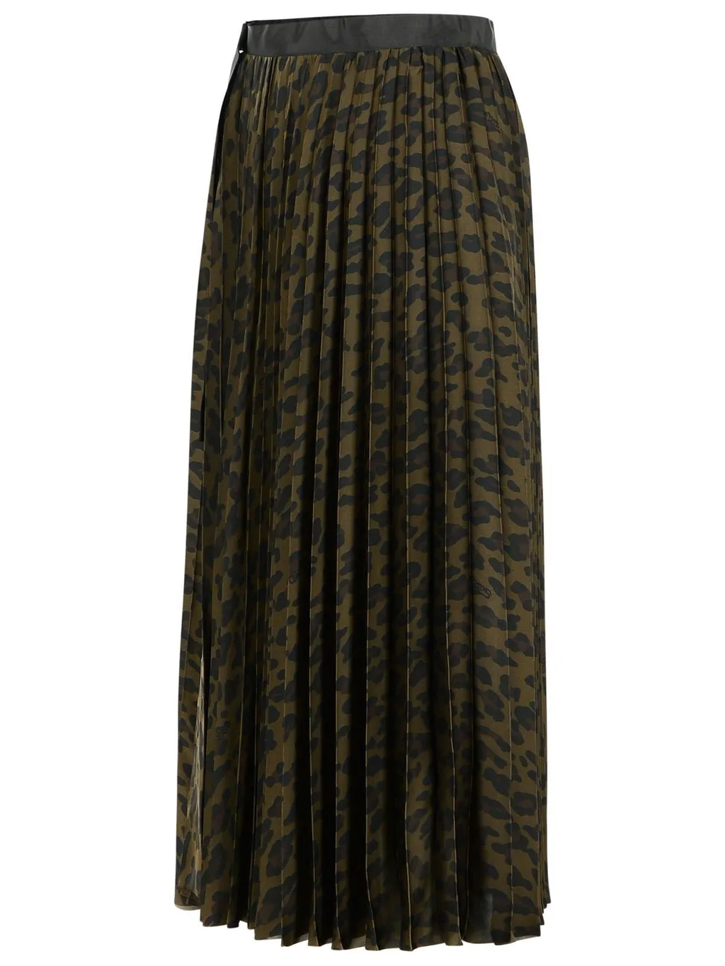 Sacai Leopard Print Skirt