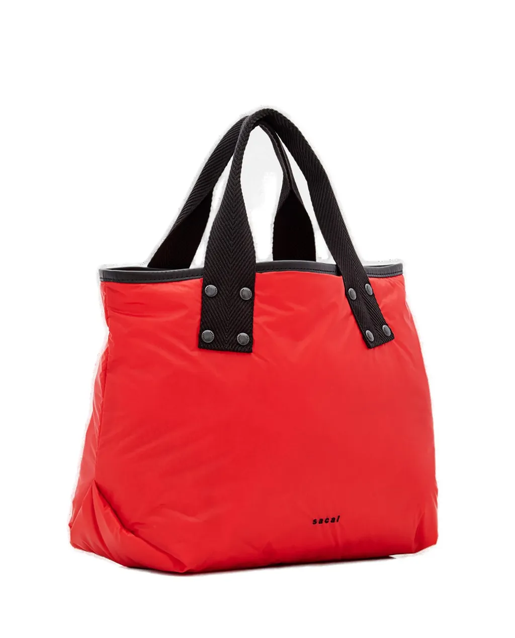 Sacai Logo Detailed Tote Bag