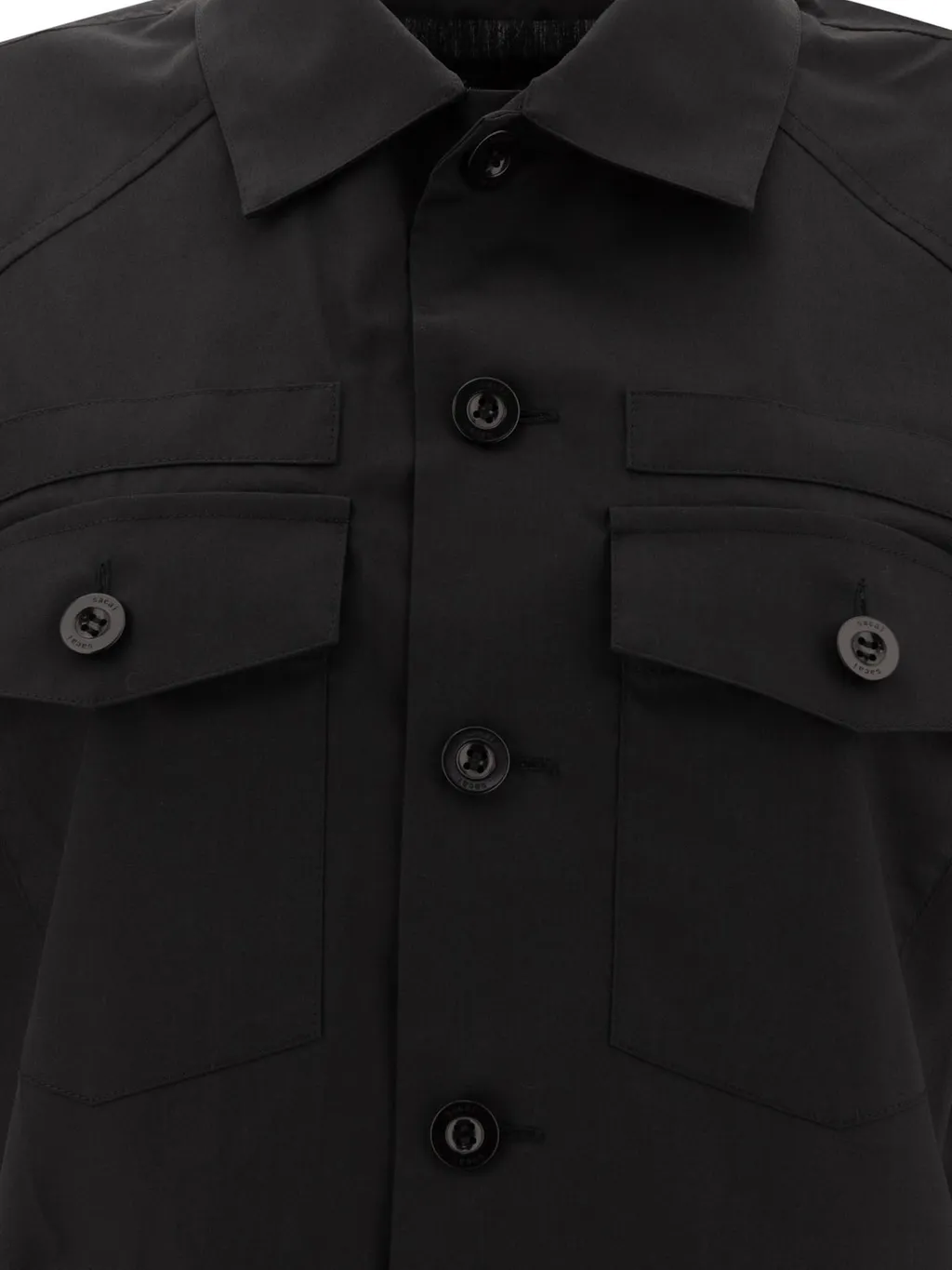 Sacai Balloon Sleeved Poplin Shirt