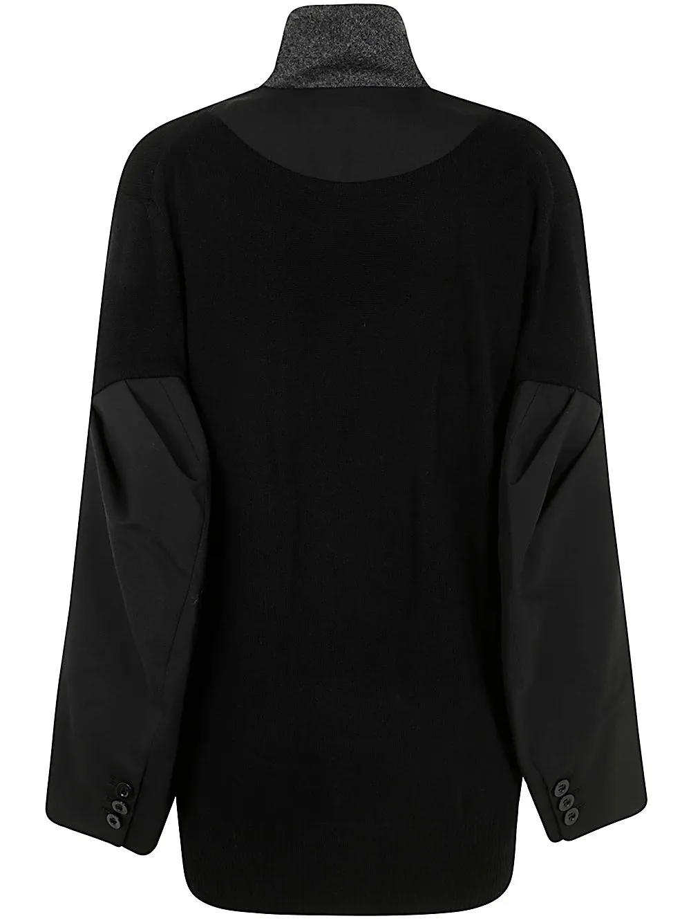 Sacai Panelled Single-Breasted Cardigan