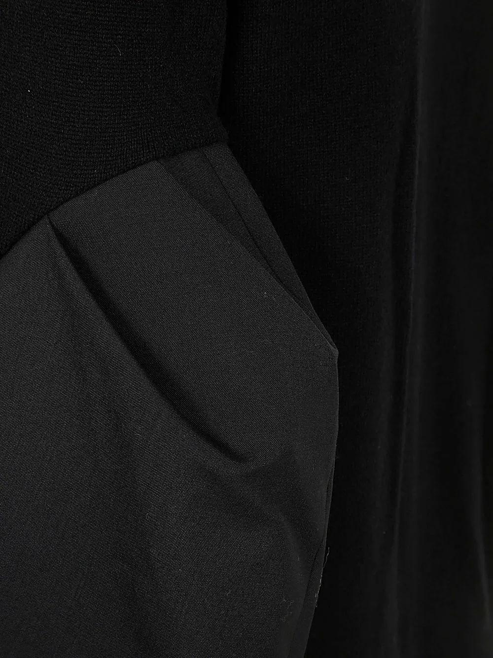 Sacai Panelled Single-Breasted Cardigan