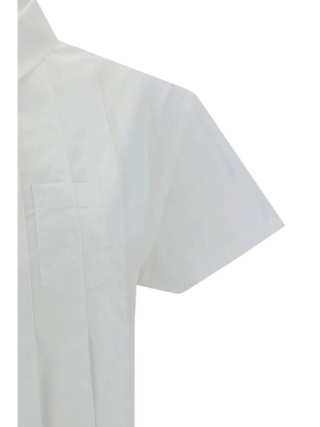 Sacai Asymmetric Short-Sleeved Shirt