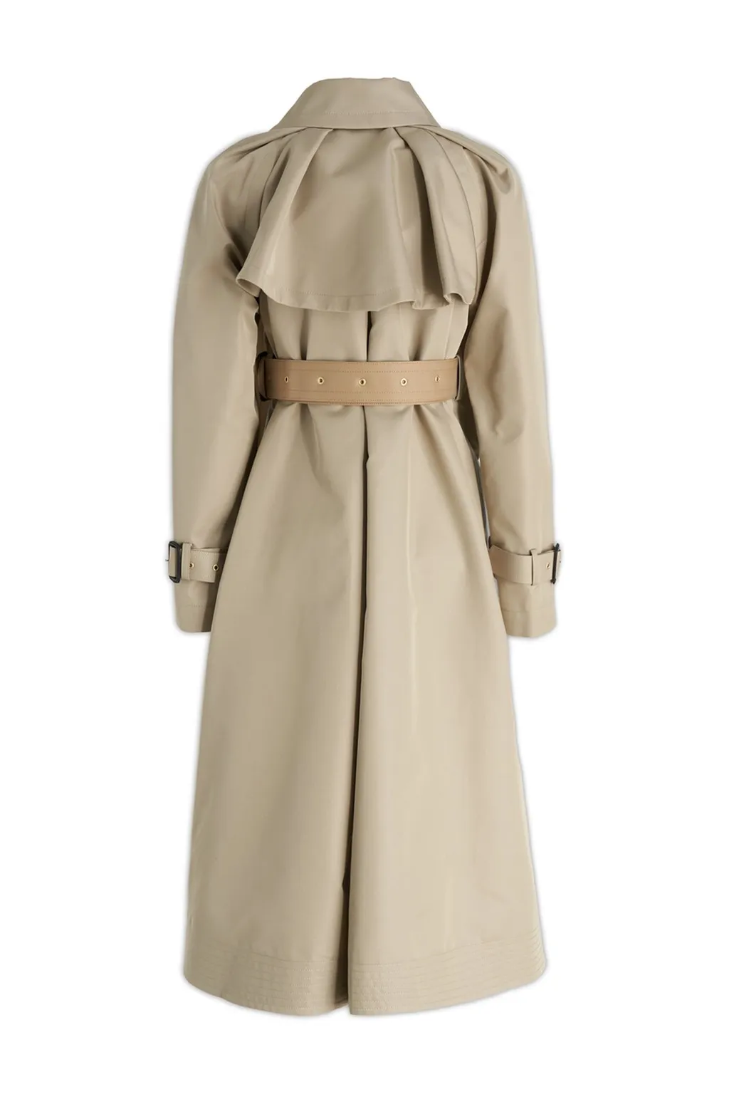 Sacai Two-Toned Belted Waist Coat