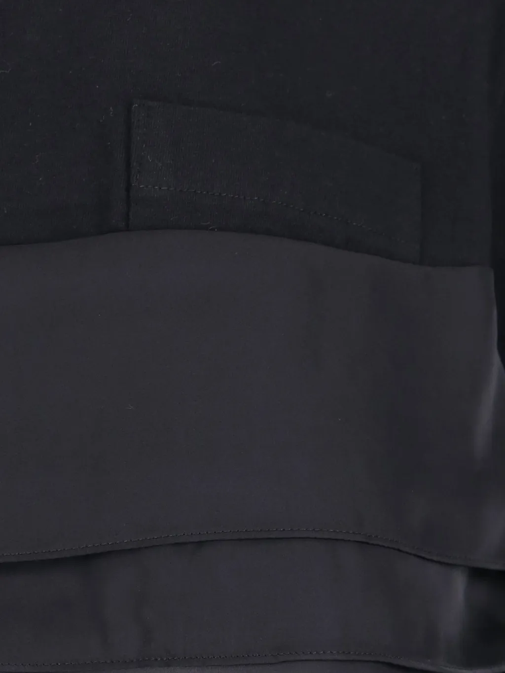 Sacai Panelled Crewneck T-Shirt