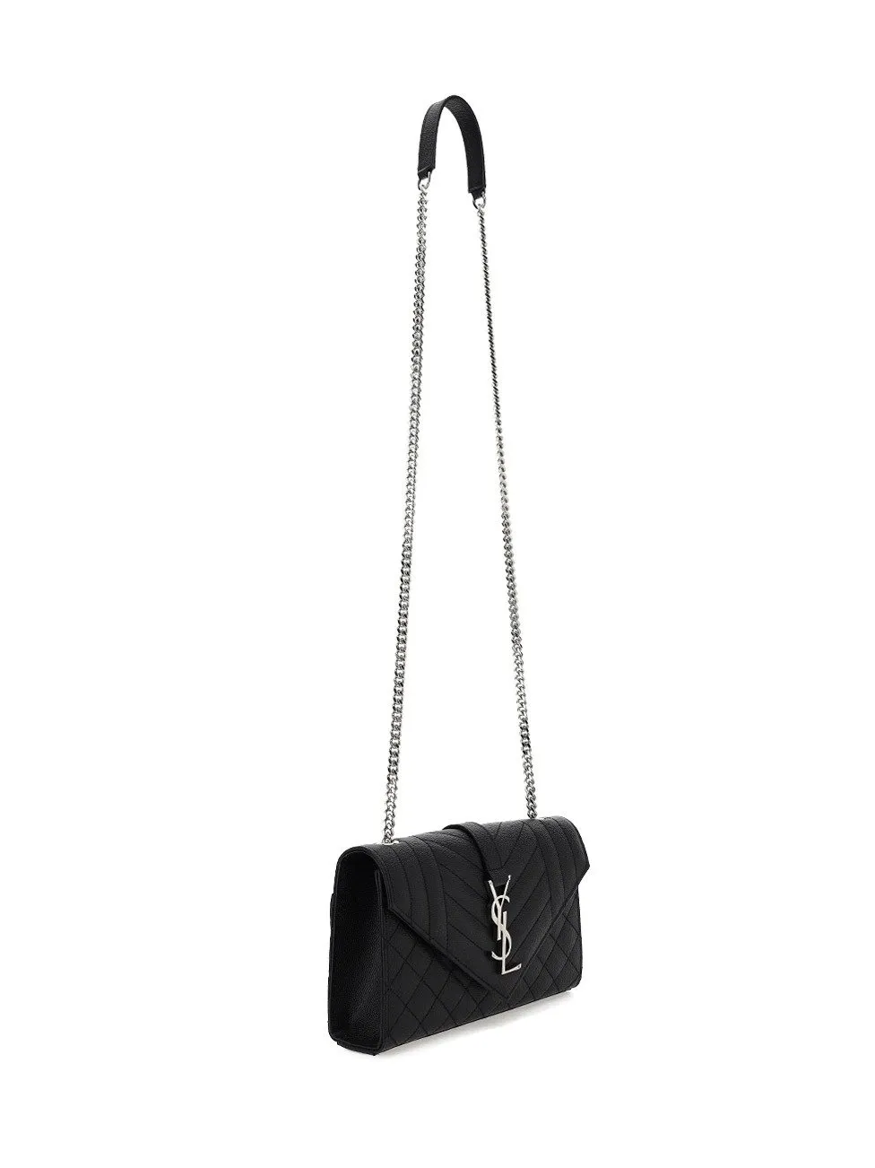 Saint Laurent Envelope Matelassé Small Crossbody Bag