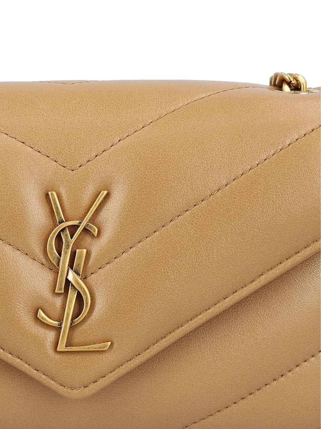 Saint Laurent Loulou Logo Plaque Mini Shoulder Bag
