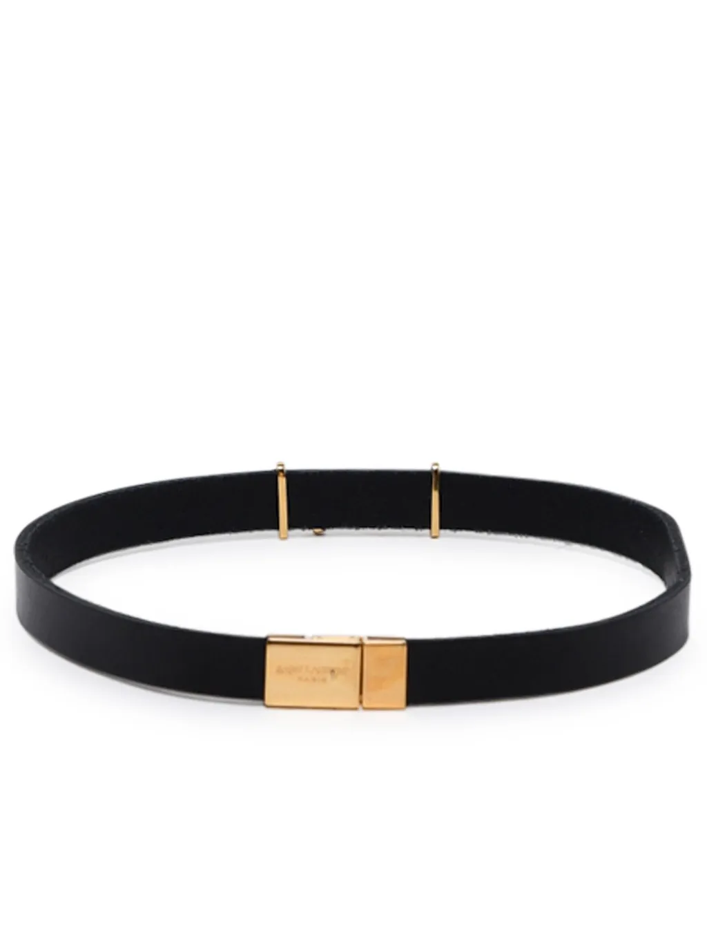 Saint Laurent Cassandre Logo Plaque Bracelet
