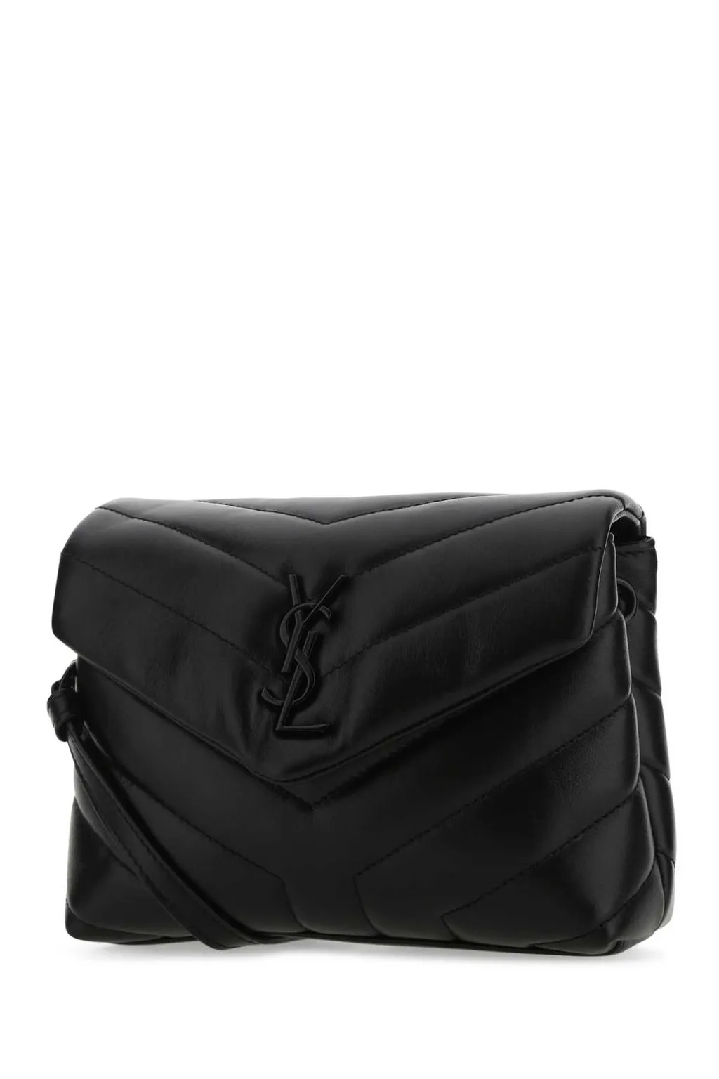 Saint Laurent Loulou Logo Plaque Crossbody Bag