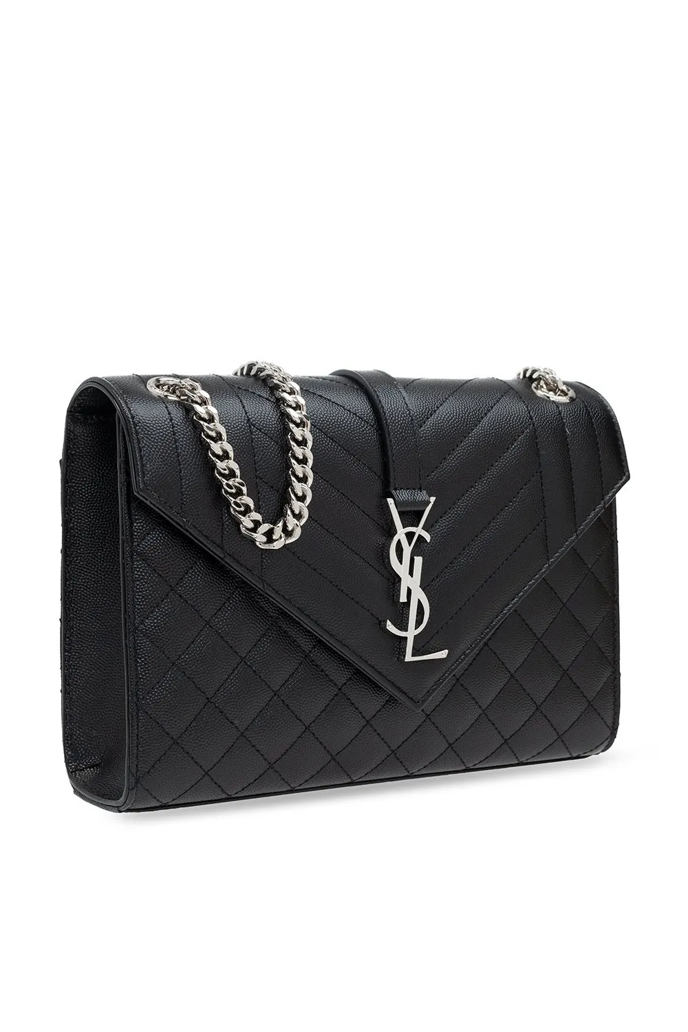 Saint Laurent Matelassé Envelope Medium Shoulder Bag
