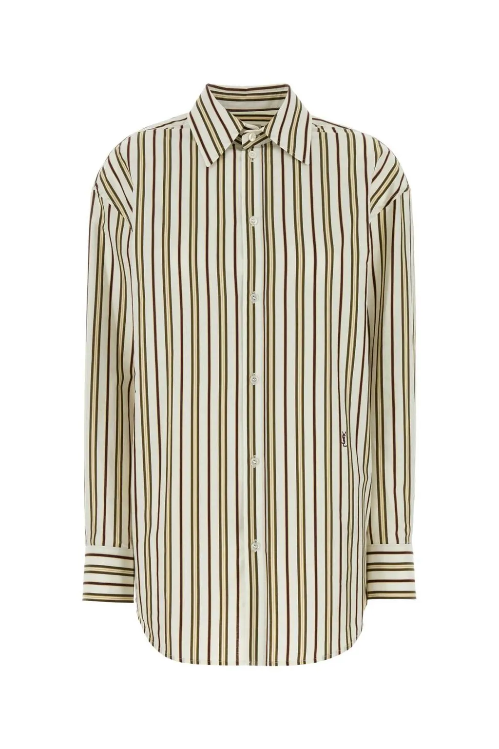 Saint Laurent Cassandre Striped Shirt