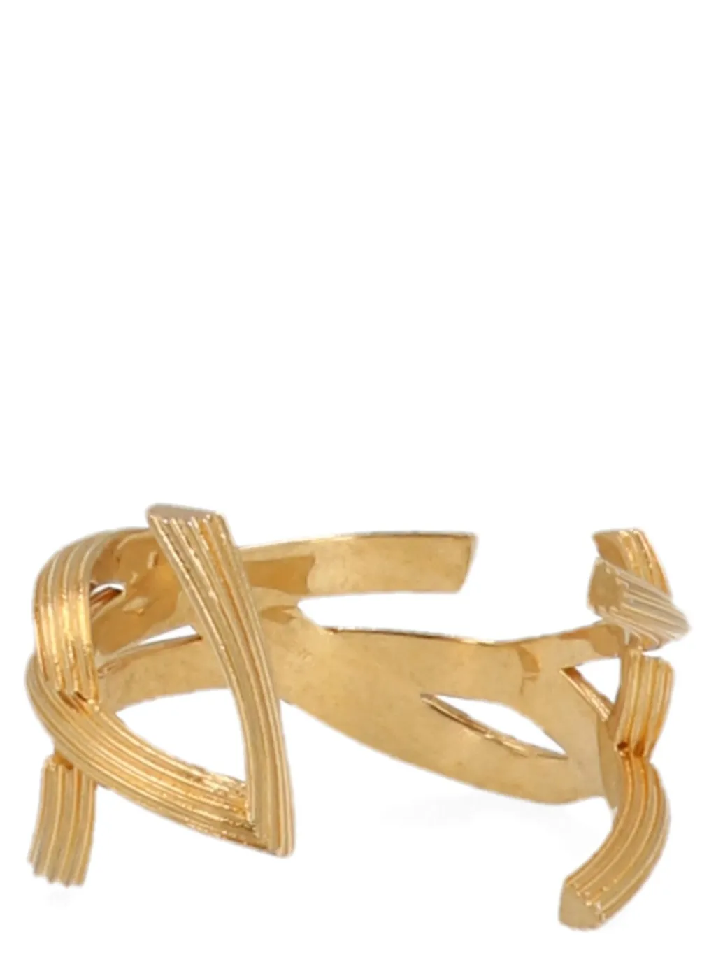 Saint Laurent Braided Monogram Cuff