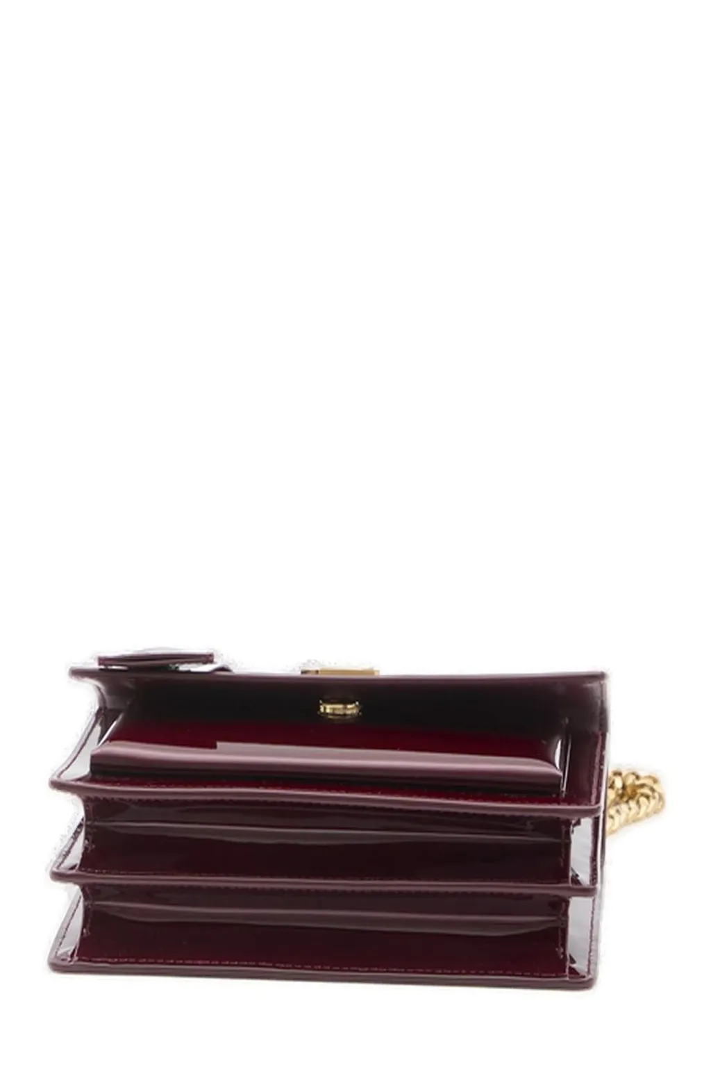 Saint Laurent Sunset Folover Top Small Shoulder Bag
