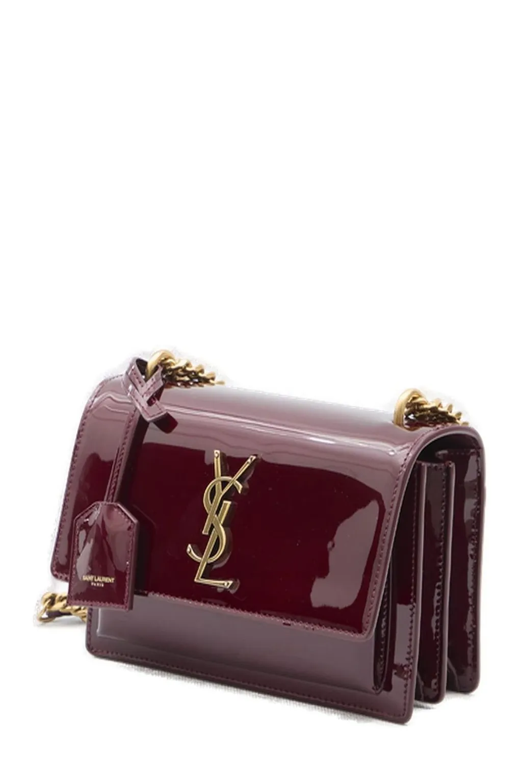 Saint Laurent Sunset Folover Top Small Shoulder Bag