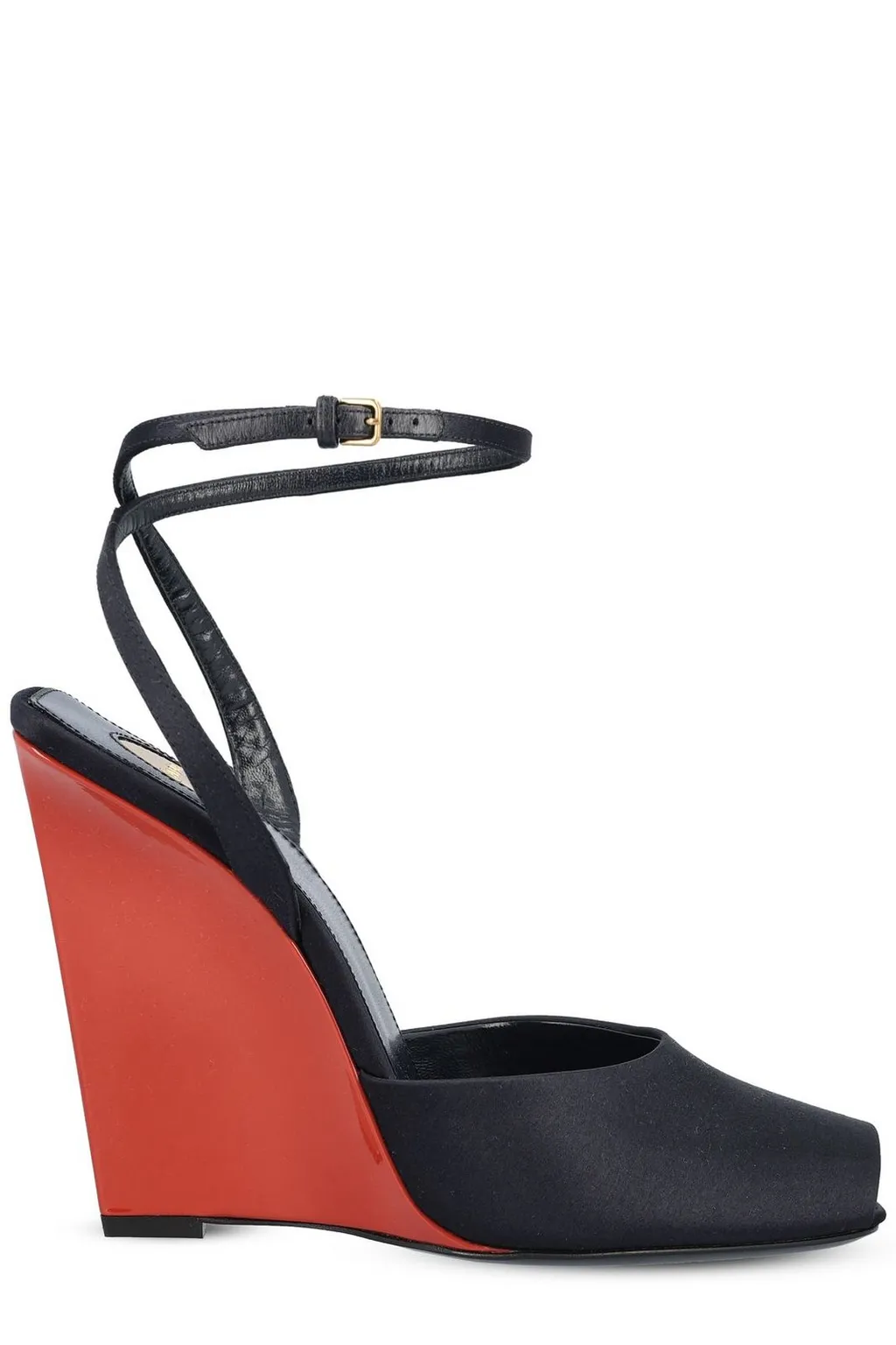 Saint Laurent La Scandale Wedge Sandals