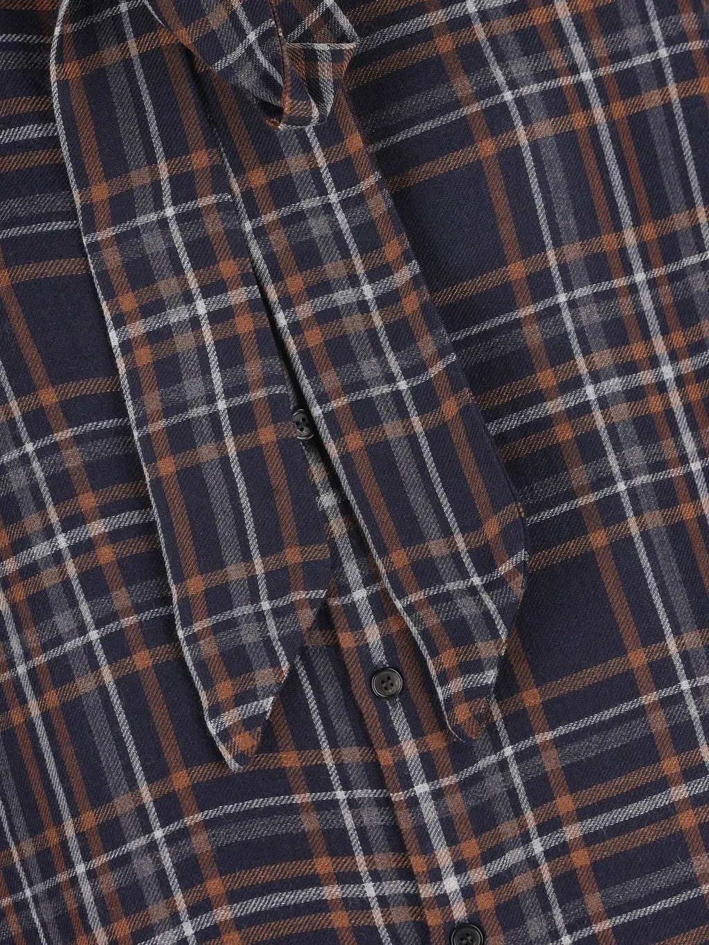 Saint Laurent Cassandre Tartan Button-Up Shirt