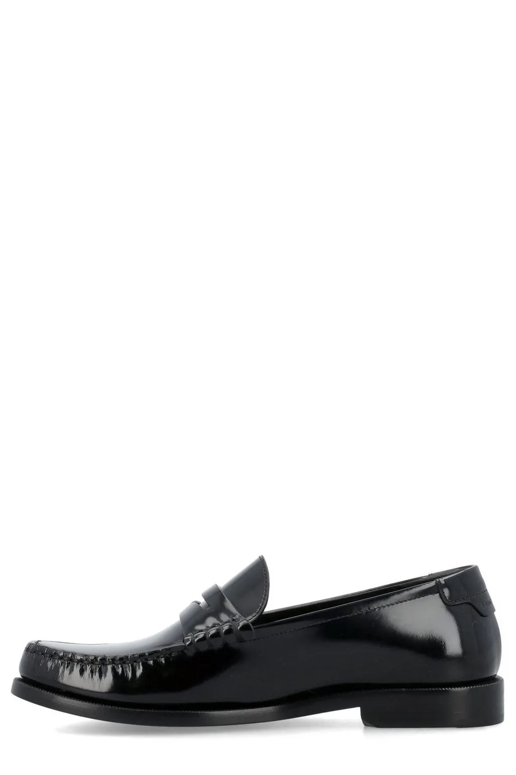 Saint Laurent Le Loafer Logo Plaque Slip-On Loafers