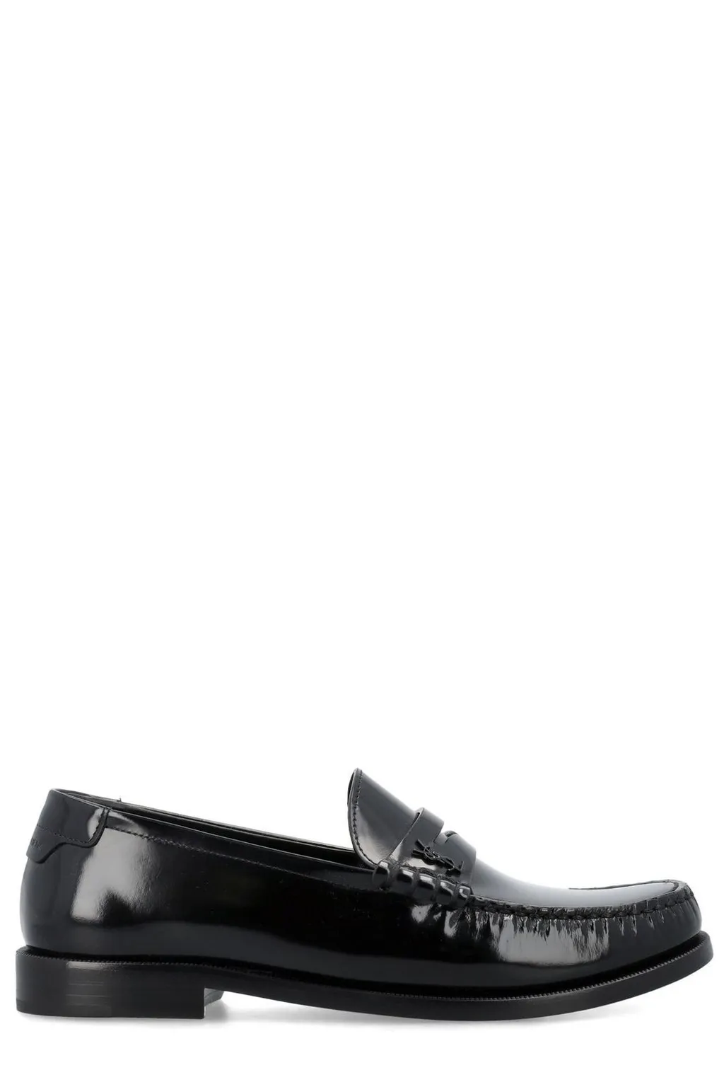 Saint Laurent Le Loafer Logo Plaque Slip-On Loafers
