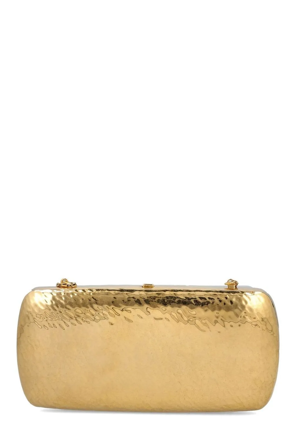 Saint Laurent Evening Logo Plaque Clutch Bag