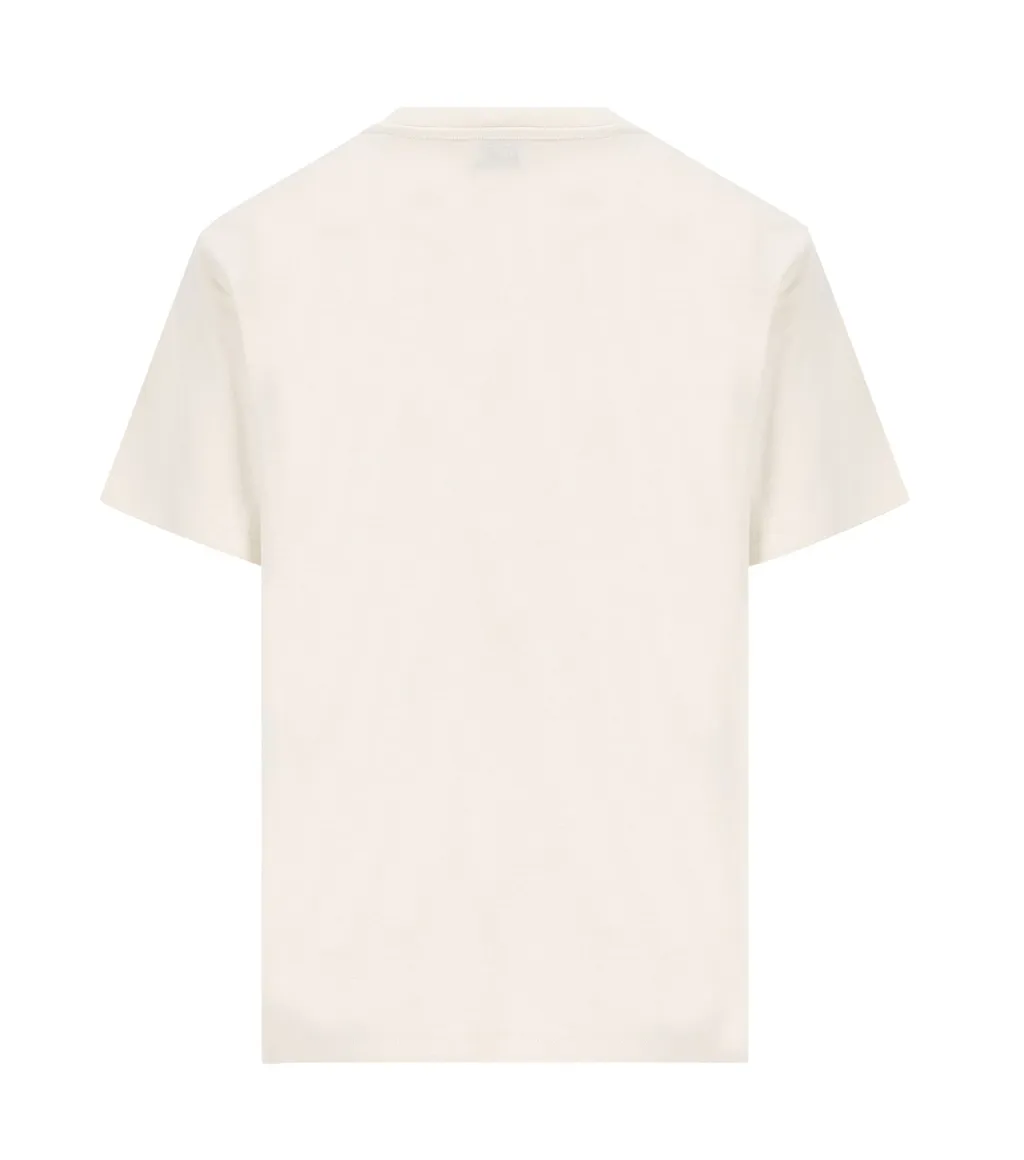 Saint Laurent Logo Patch Crewneck T-Shirt