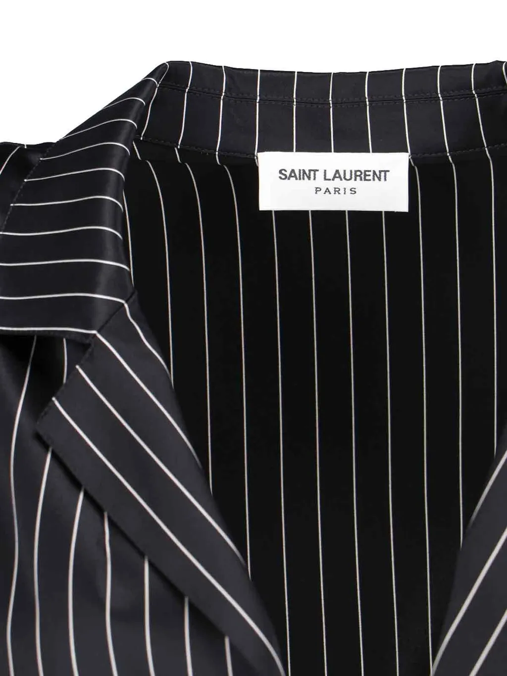 Saint Laurent Striped Single-Breasted Pajama Shirt